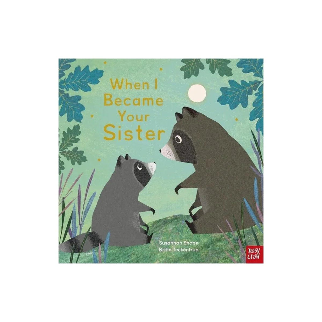 Children's picture book by Nosy Crow, cover with two gray bear cubs in forest grass