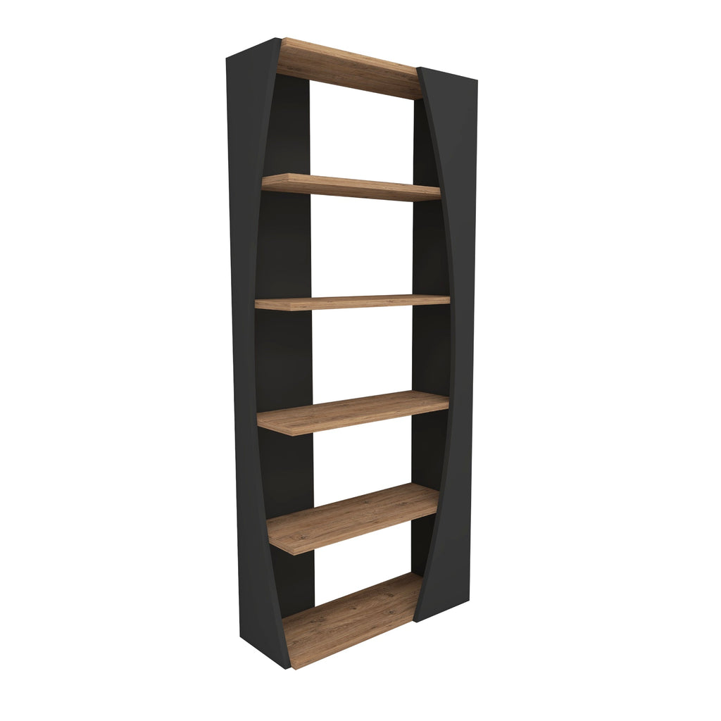 Bookcase Bookshelf Shelving Unit with 5 Tier Open Shelves Nestor