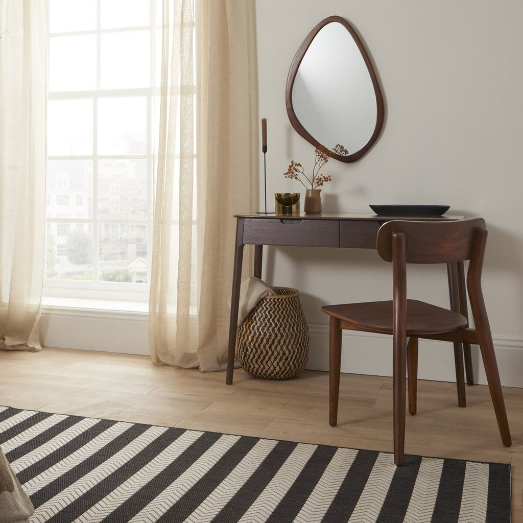 Norway 2 Drawer Walnut Console Table