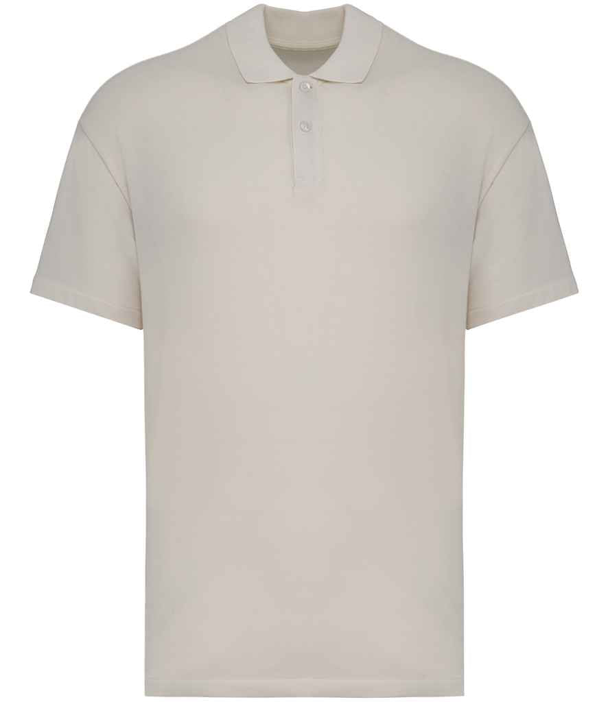 Organic Drop Shoulder Polo Shirt: Mens