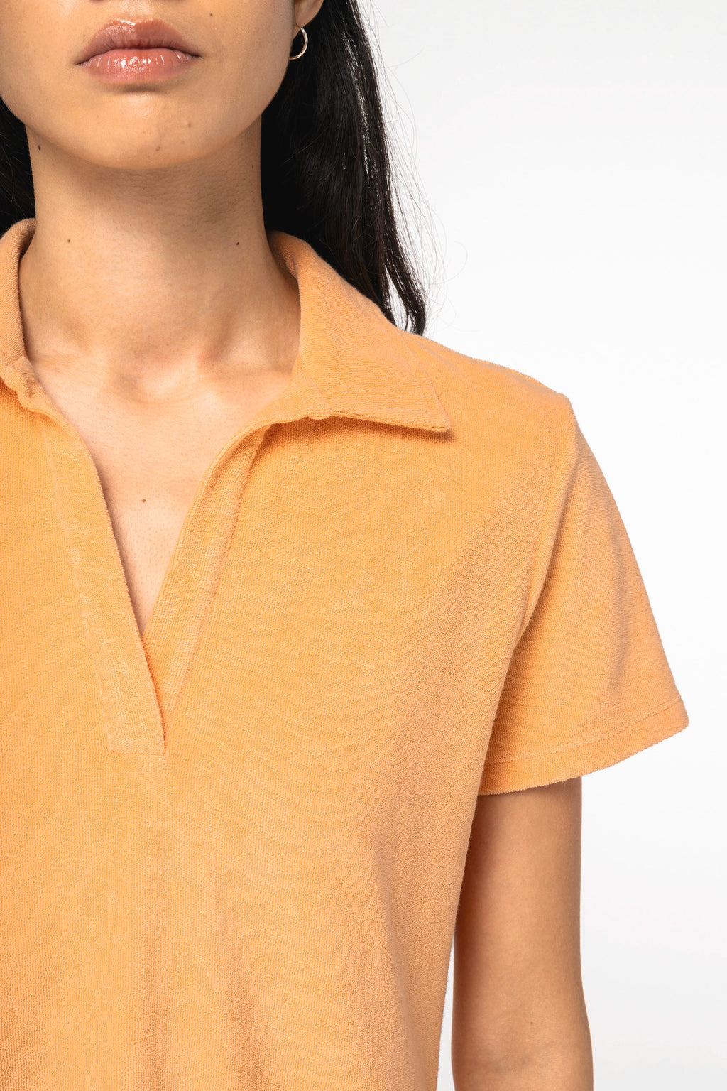 Organic Towel-feel Polo Shirt: Womens