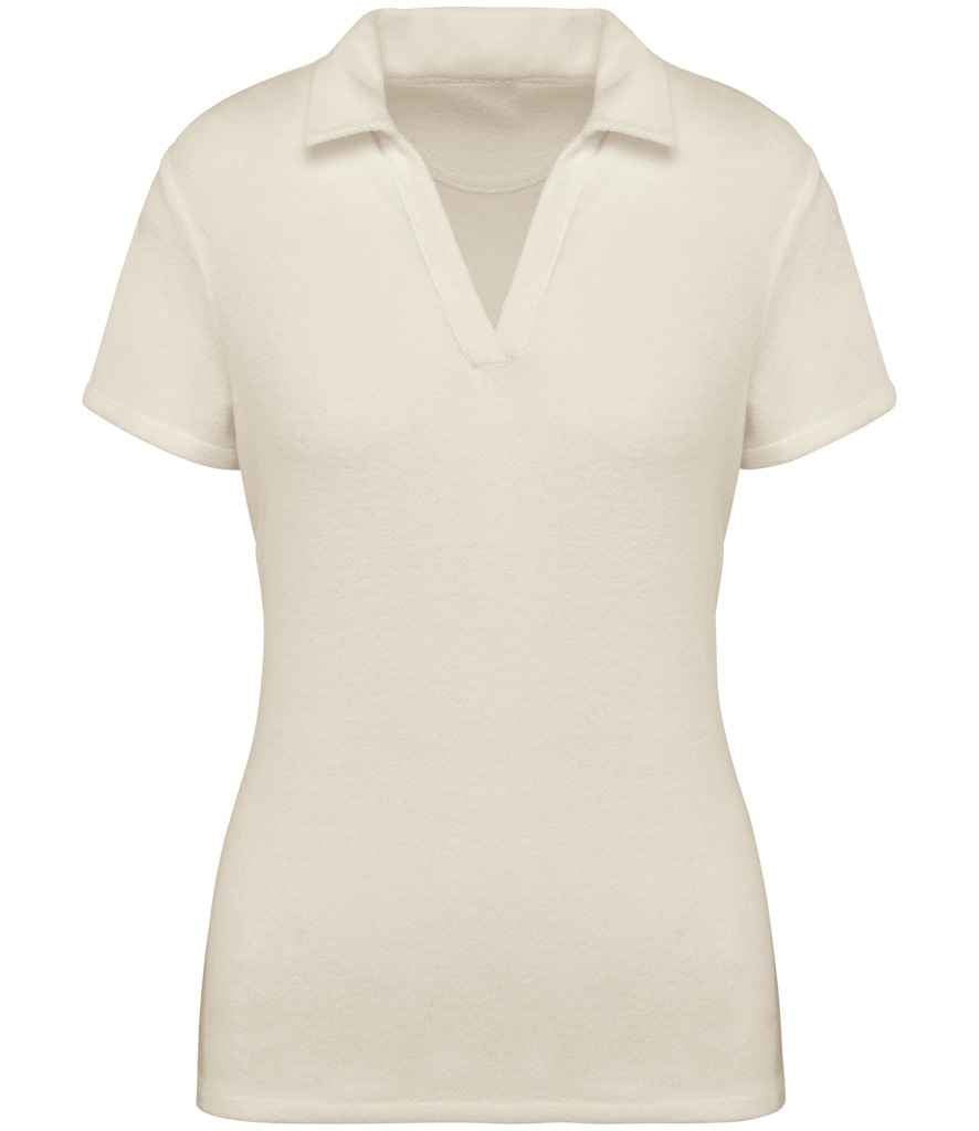 Organic Towel-feel Polo Shirt: Womens
