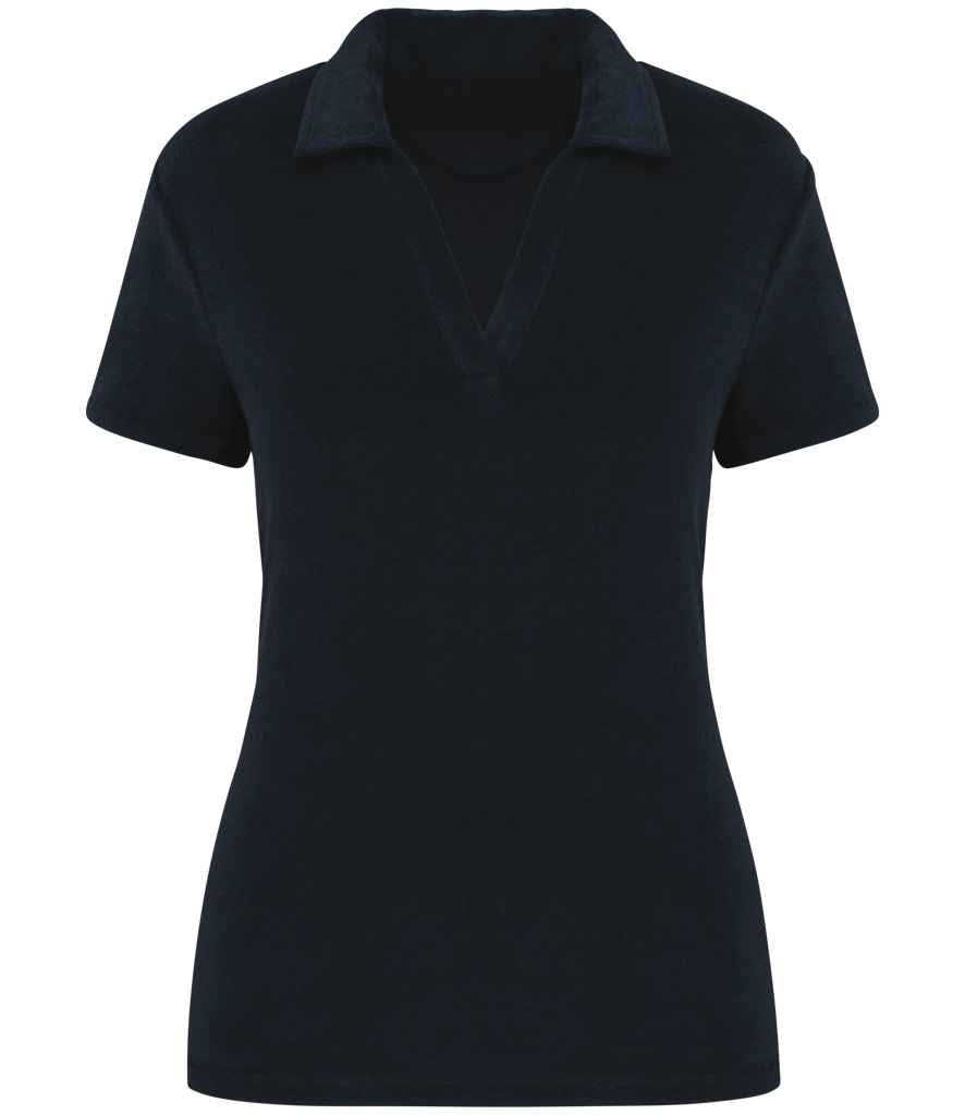 Organic Towel-feel Polo Shirt: Womens
