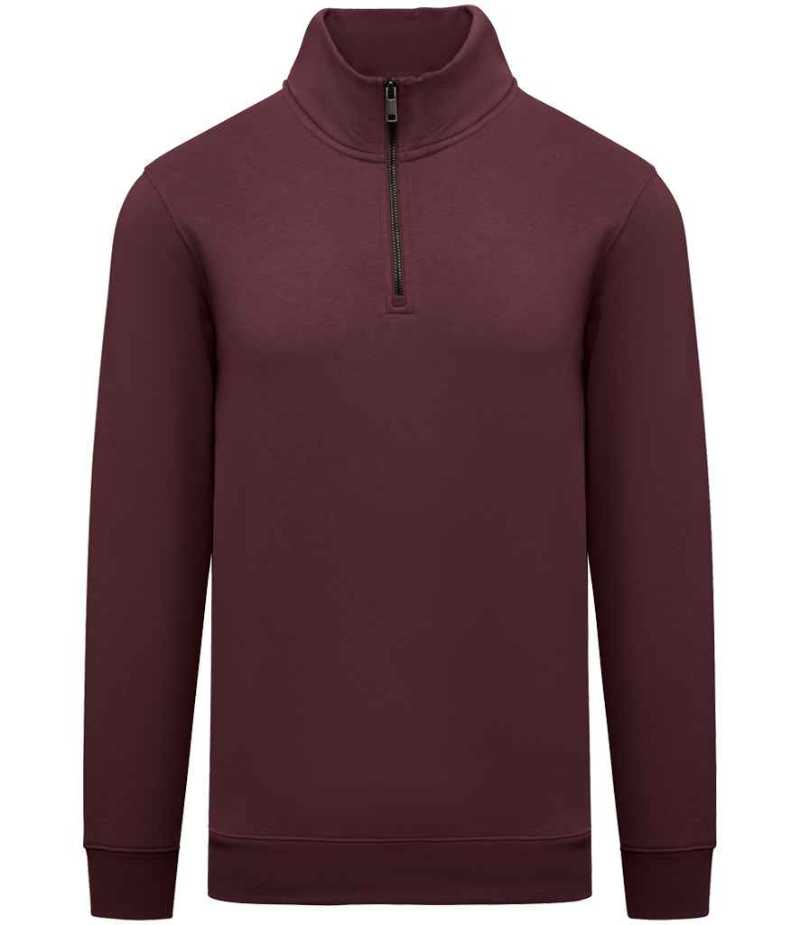 Organic Quarter Zip Sweatshirt: Mens