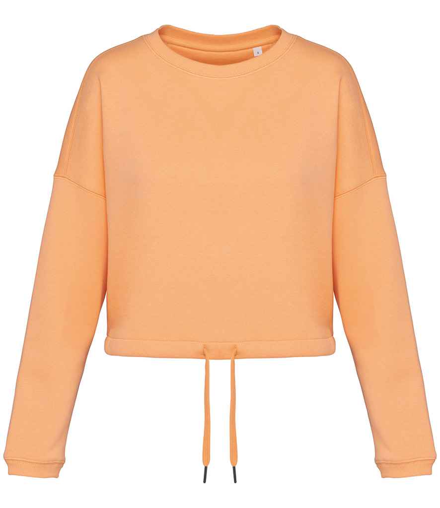 Organic Oversized Cropped Sweatshirt: Womens