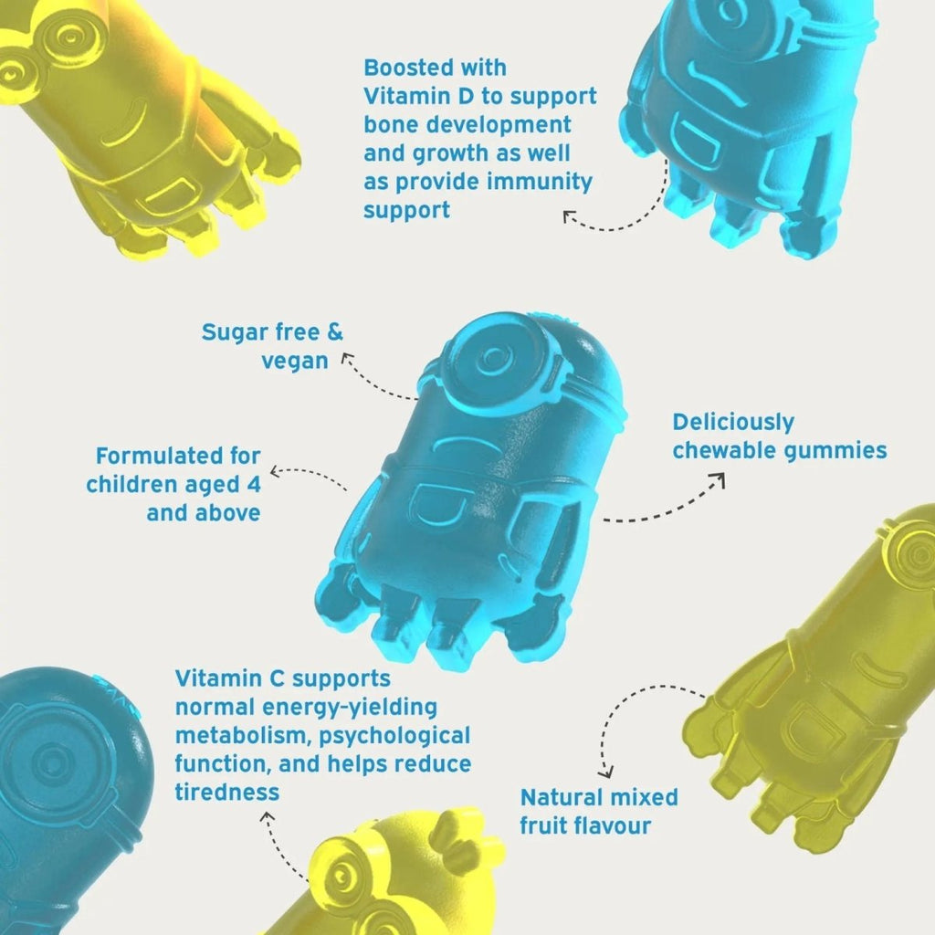 Nutriburst Minions Mega Multi Vitamins 4+ years 60 pcs