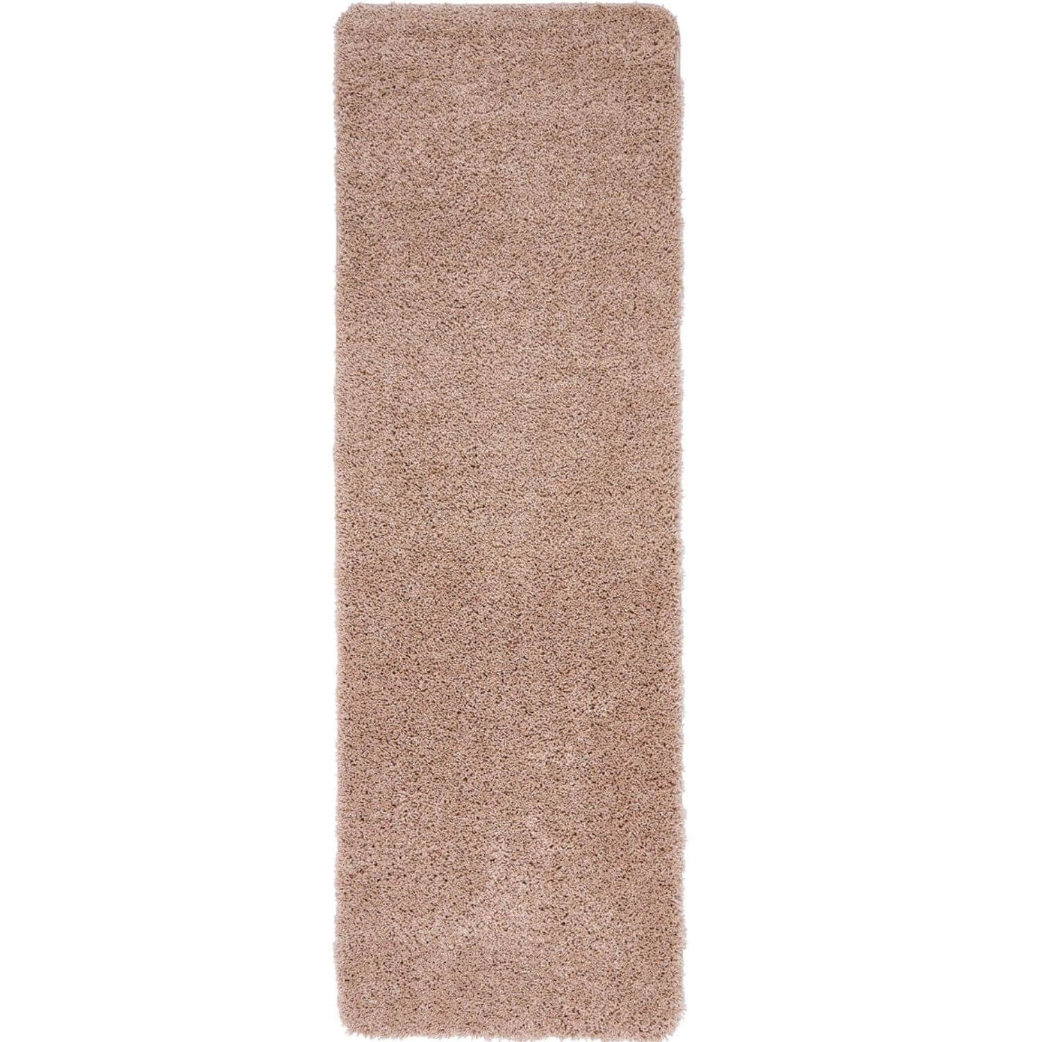 Washable Nude Pink Shaggy Rug