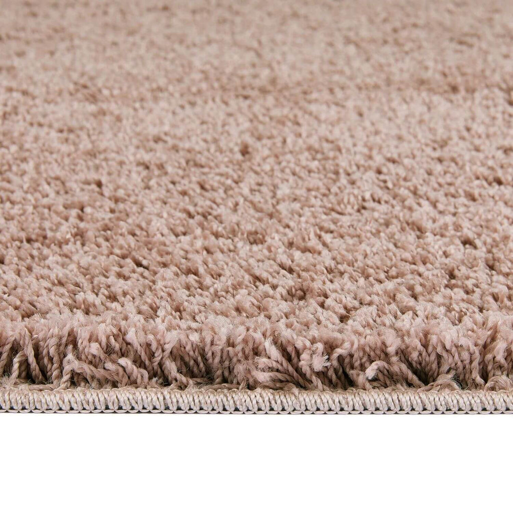 Washable Nude Pink Shaggy Rug