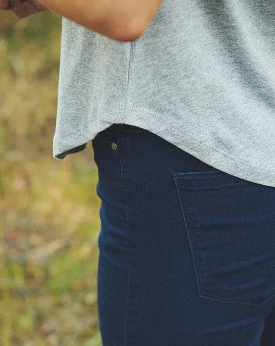 O81004LadiesHalfSleeveT-shirt_Sp.Grey_Detail_1024x1024_2048x2048_3e59288d-e33f-46da-b610-ac9c4bf02cf8 - Bobobiy