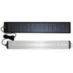 Solar LED light panel kit with cords and control unit