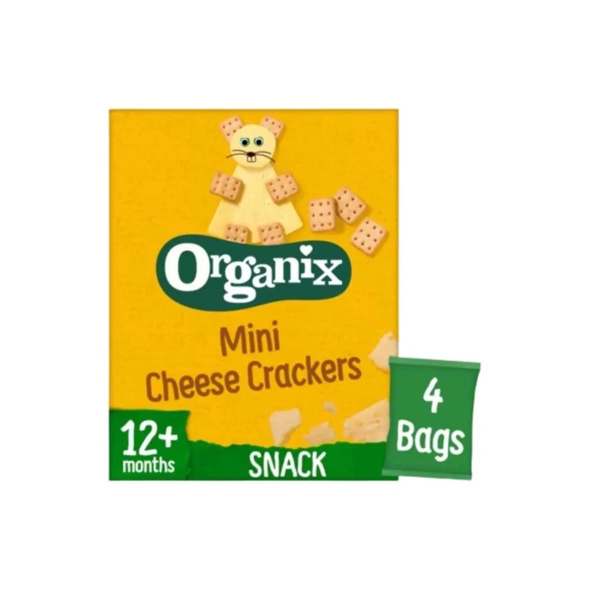 Mini cheese crackers snack box, 12+ months, 4 bags