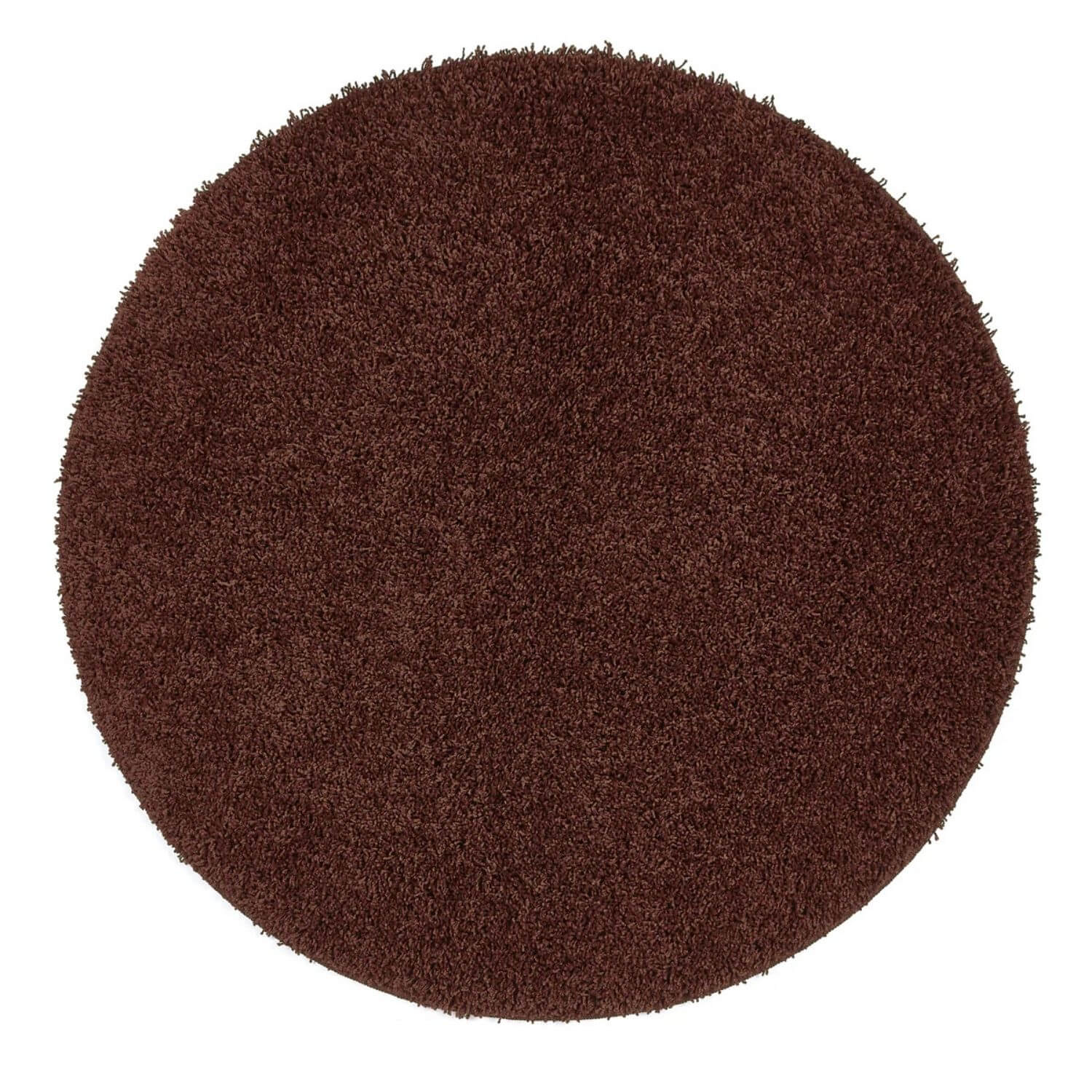 Washable Ox Red Shaggy Rug