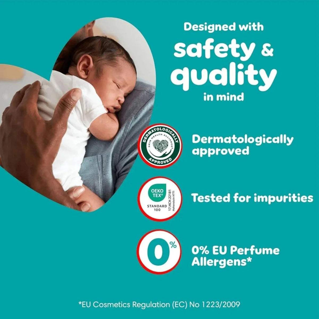 Pampers Baby-Dry pants pack graphic with safety & quality and dermatologically approved