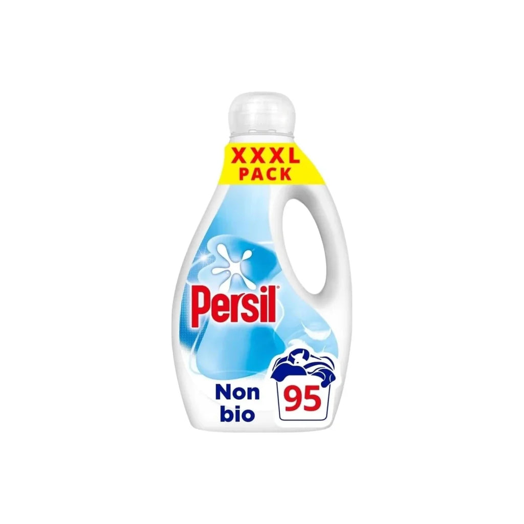 Persil Non bio laundry detergent bottle, XXXL pack, 95 washes