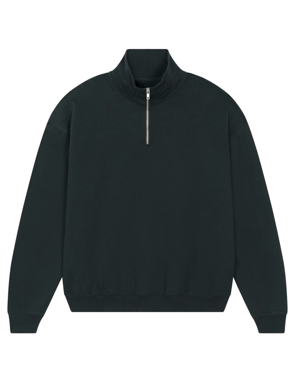 Organic Boxy Quarter Zip Sweatshirt: Unisex