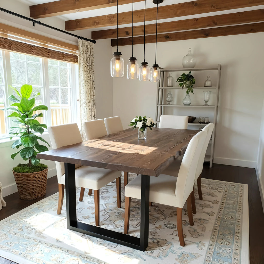 PNG_WALNUT_DINING_TABLE_LIVE_EDGE_6 - Bobobiy