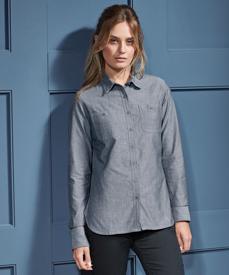 Organic Chambray Shirt: Womens