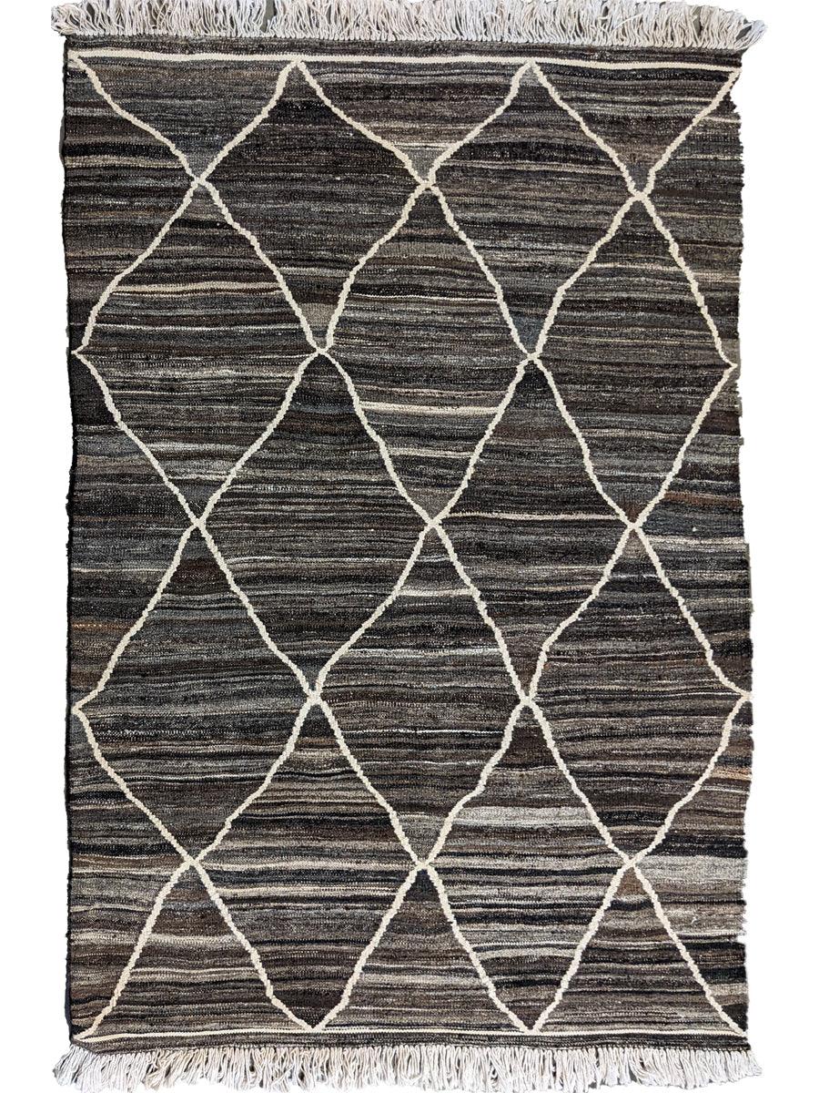 Zarifa Flatweave Rug - 183 x 132 cm - Handmade