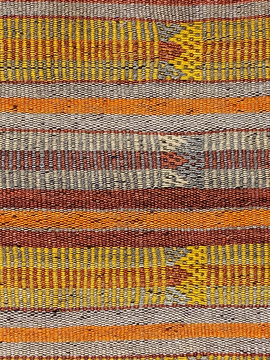 Turkish Kilim Vintage Cushion Cover - 40 x 40 cm - Handmade