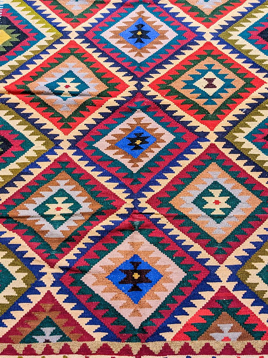 Maimana Afghanistan Kilim Rug - 236 x 152 cm - Handmade
