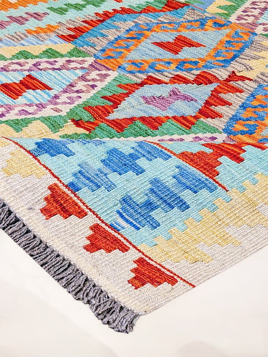 Maimana Afghanistan Kilim Rug - 178 x 124 cm - Handmade