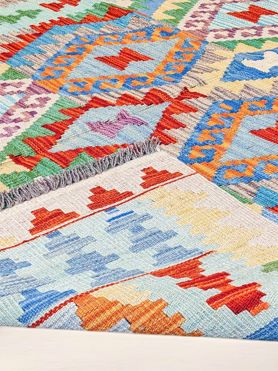 Maimana Afghanistan Kilim Rug - 178 x 124 cm - Handmade