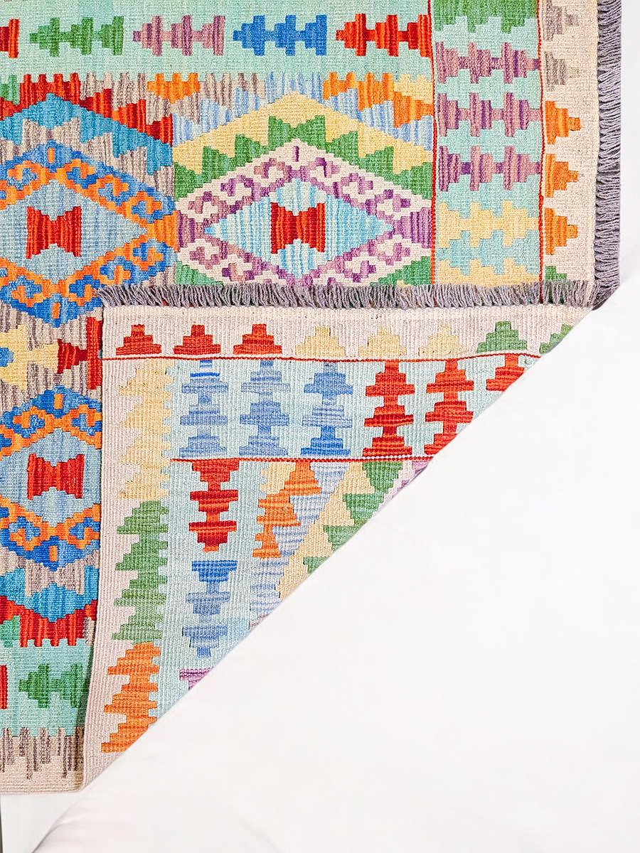 Maimana Afghanistan Kilim Rug - 178 x 124 cm - Handmade