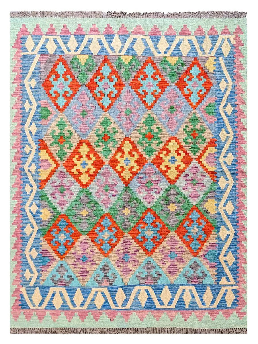 Maimana Afghanistan Kilim Rug - 173 x 130 cm - Handmade