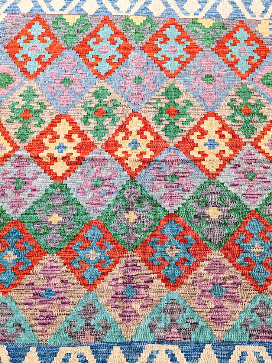 Maimana Afghanistan Kilim Rug - 173 x 130 cm - Handmade