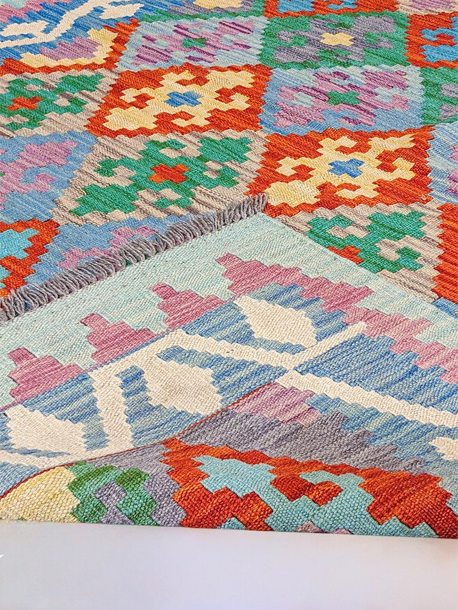 Maimana Afghanistan Kilim Rug - 173 x 130 cm - Handmade