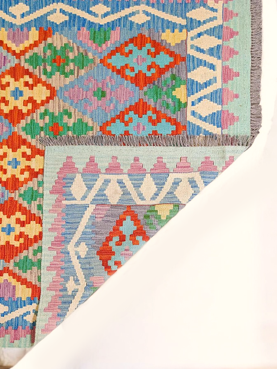 Maimana Afghanistan Kilim Rug - 173 x 130 cm - Handmade