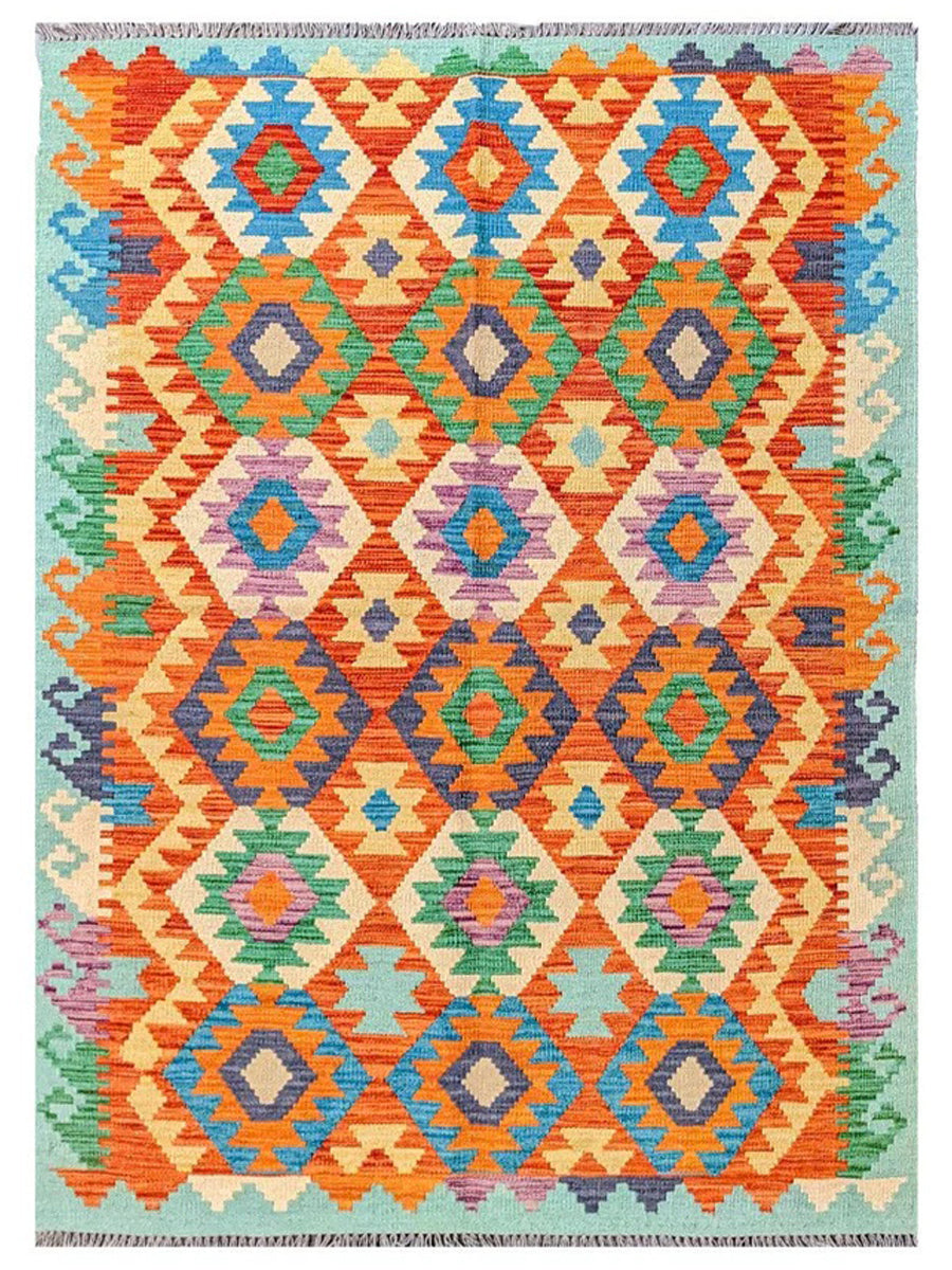 Maimana Afghanistan Kilim Rug - 180 x 117 cm - Handmade