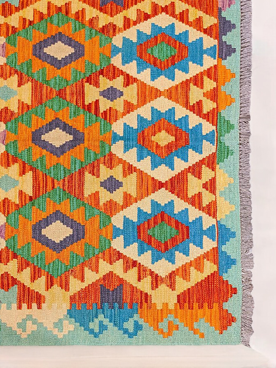 Maimana Afghanistan Kilim Rug - 180 x 117 cm - Handmade