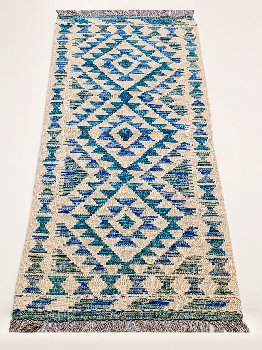 Maimana Afghanistan Kilim Rug - 150 x 51 cm - Handmade