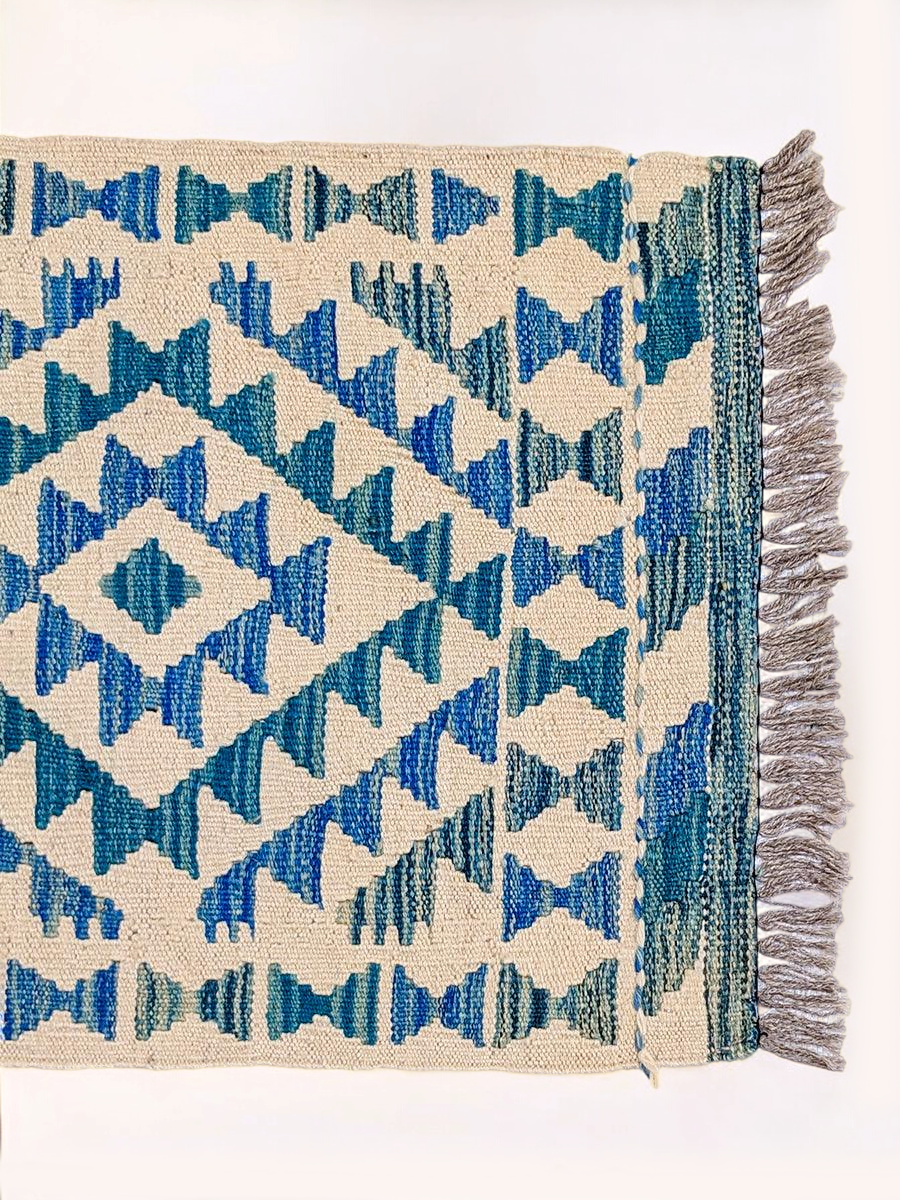 Maimana Afghanistan Kilim Rug - 150 x 51 cm - Handmade