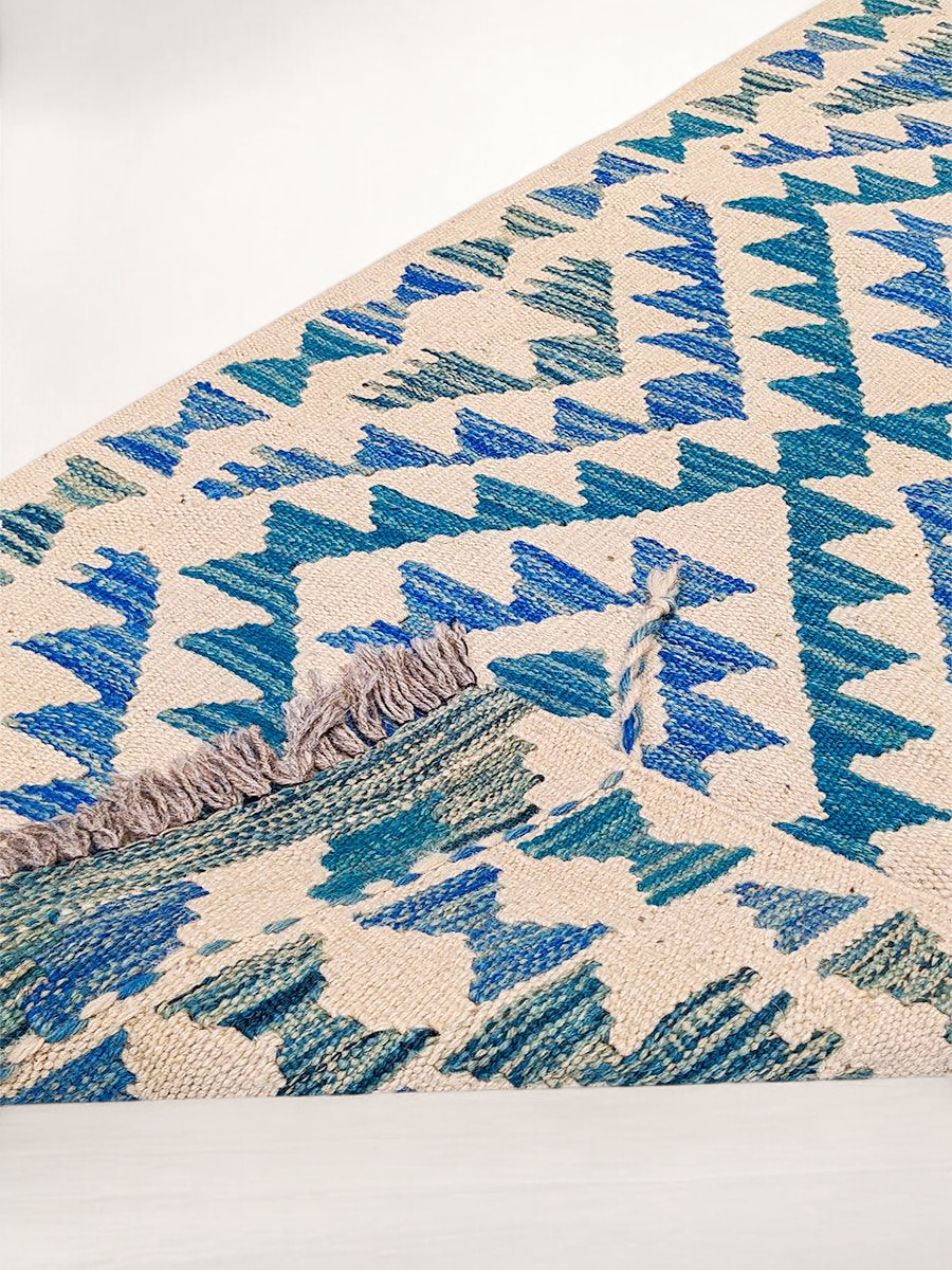 Maimana Afghanistan Kilim Rug - 150 x 51 cm - Handmade