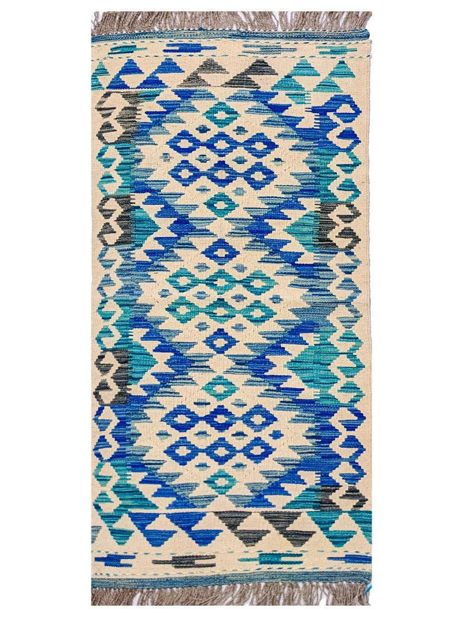 Maimana Afghanistan Kilim Rug - 150 x 53 cm - Handmade