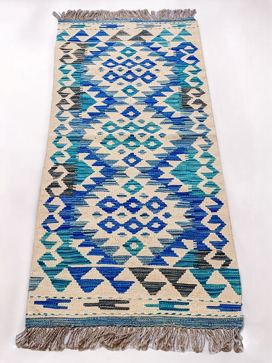Maimana Afghanistan Kilim Rug - 150 x 53 cm - Handmade