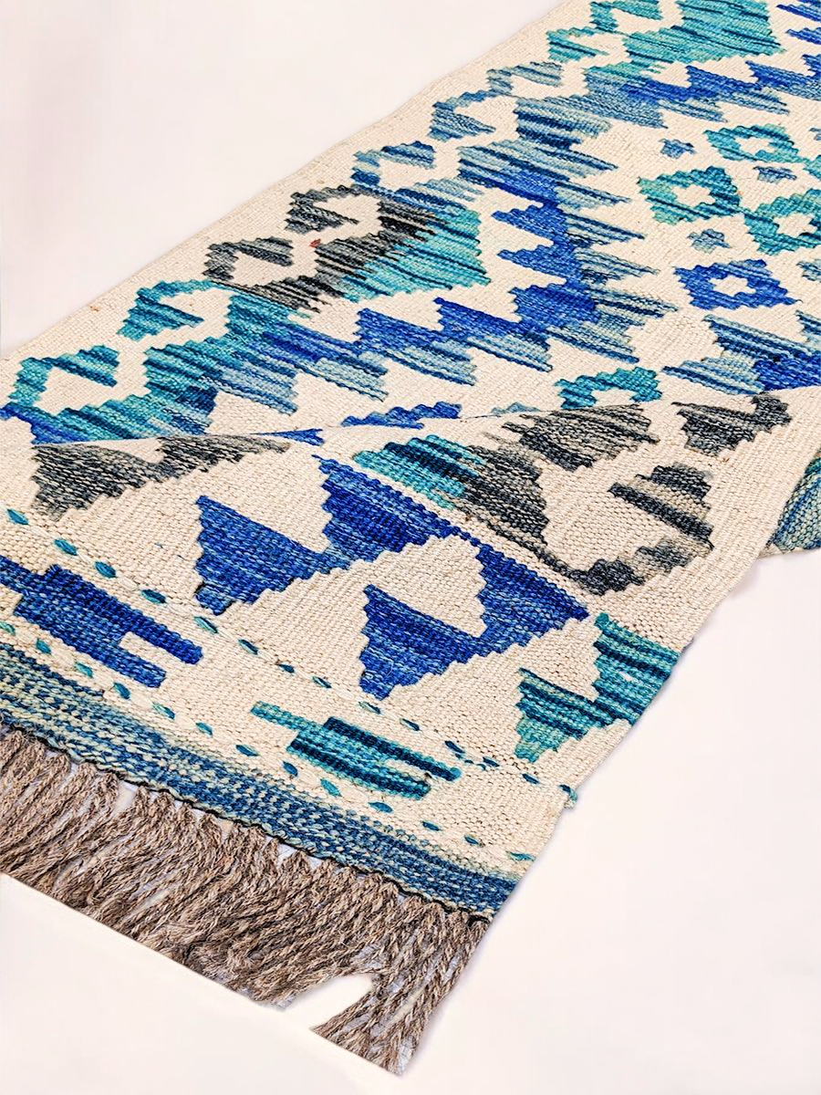 Maimana Afghanistan Kilim Rug - 150 x 53 cm - Handmade