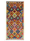Maimana Afghanistan Kilim Rug - 290 x 79 cm - Handmade