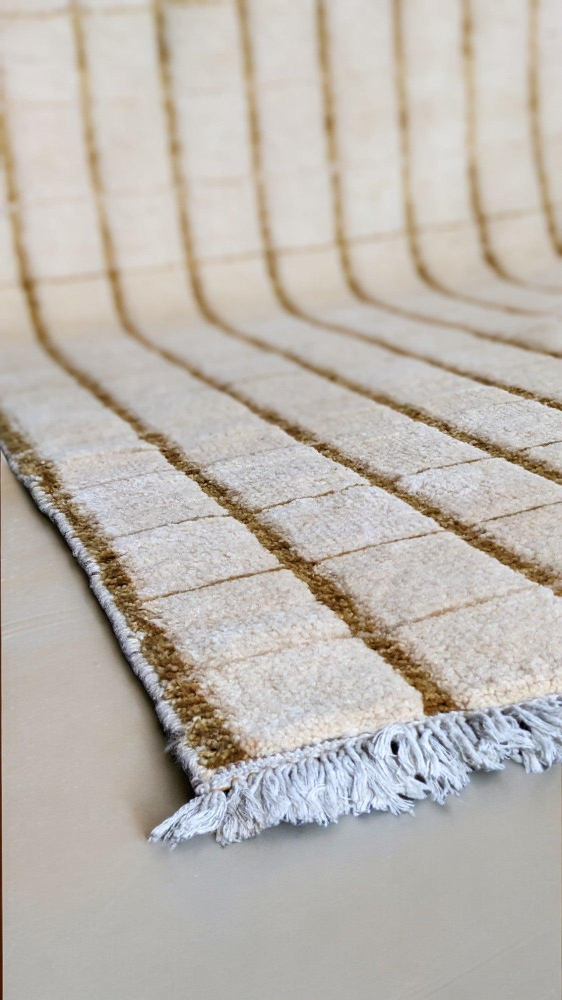 Stormy Hand Knotted Rug - 302 x 250 cm - Handmade