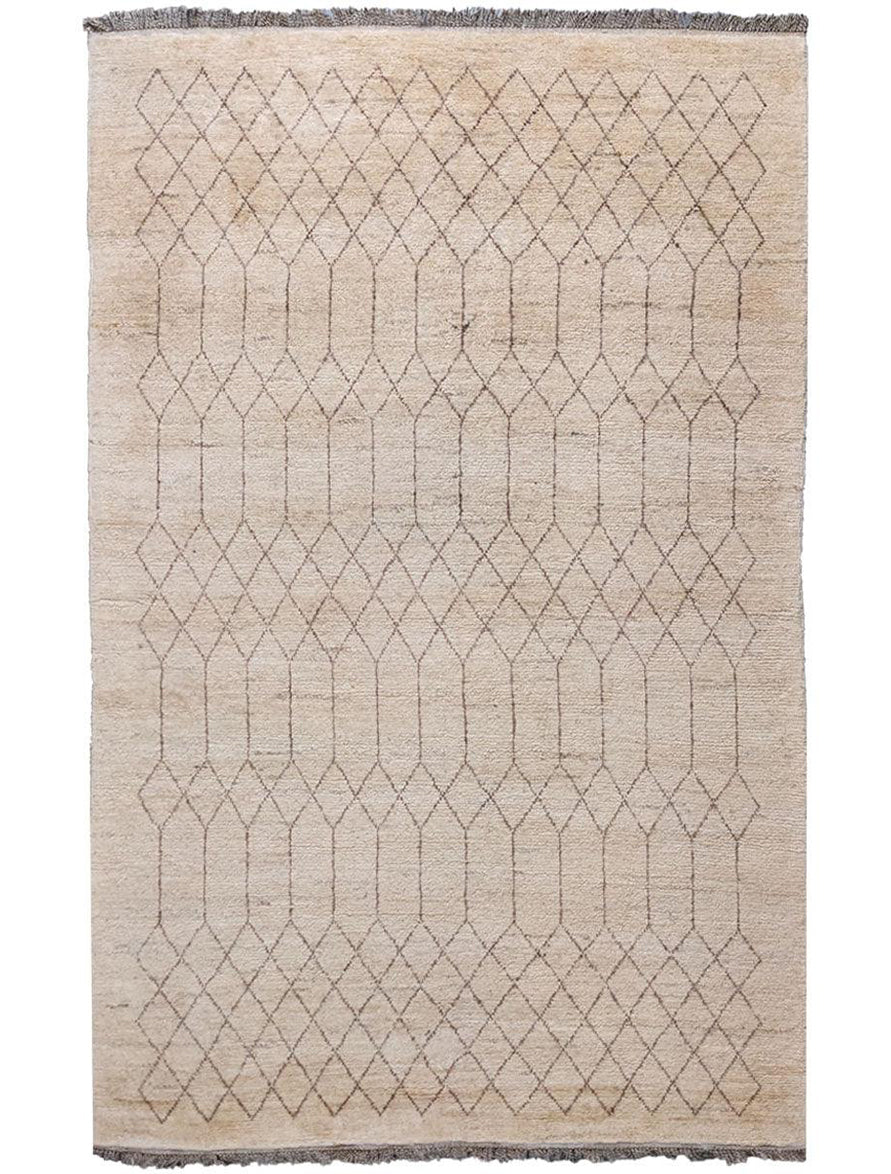 Bazm Hand Knotted Rug - 278 x 189 cm - Handmade