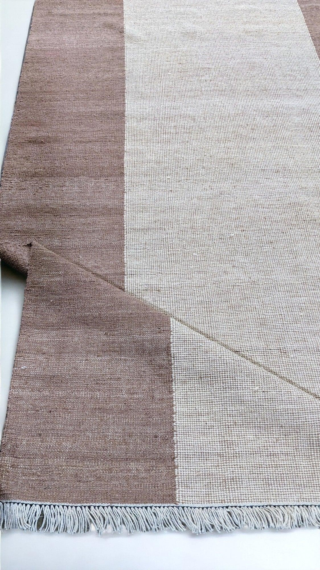 Striae Flatweave Rug - 244 x 153 cm - Handmade