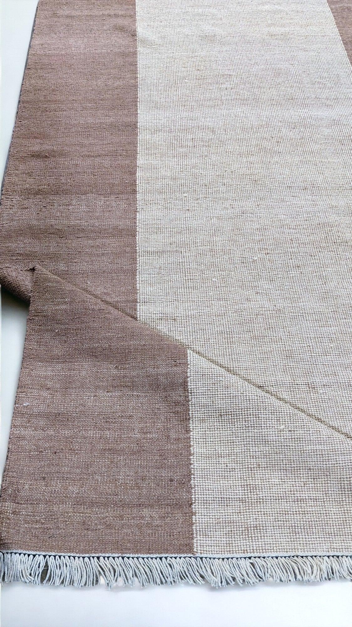 Striae Flatweave Rug - 244 x 153 cm - Handmade