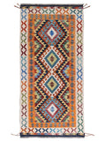 Maimana Afghanistan Kilim Rug - 188 x 86 cm - Handmade