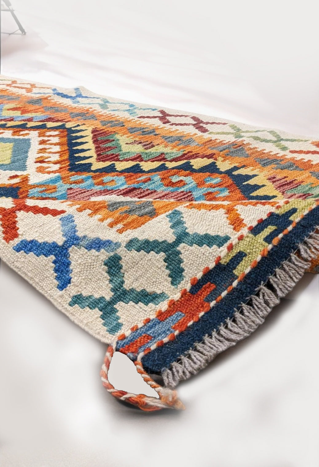 Maimana Afghanistan Kilim Rug - 188 x 86 cm - Handmade