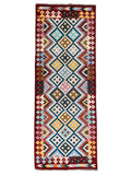 Maimana Afghanistan Kilim Rug - 196 x 79 cm - Handmade
