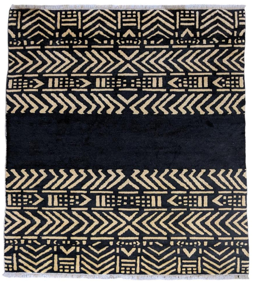 Dinka Hand Knotted Rug - 278 x 253 cm - Handmade