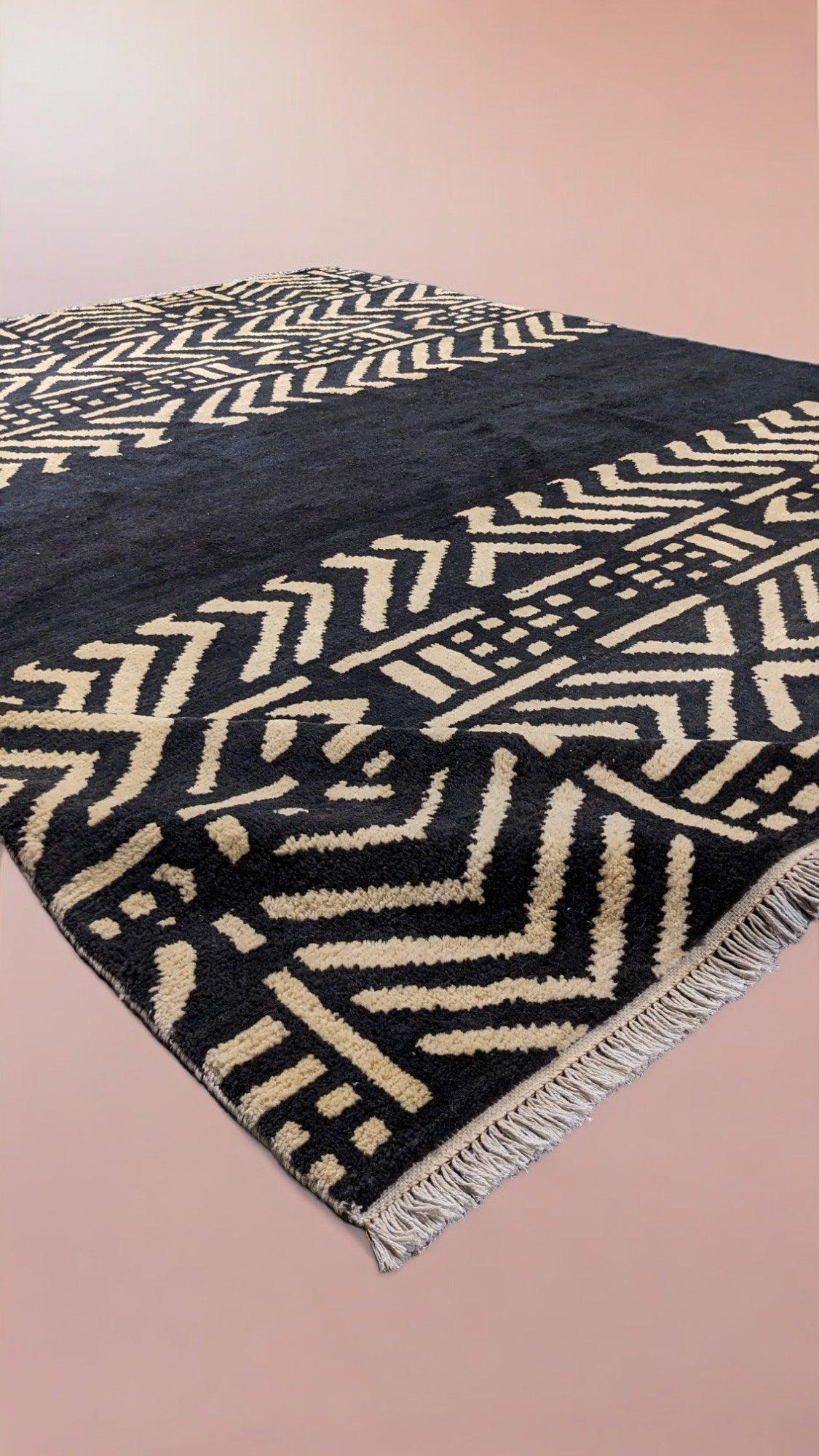 Dinka Hand Knotted Rug - 278 x 253 cm - Handmade