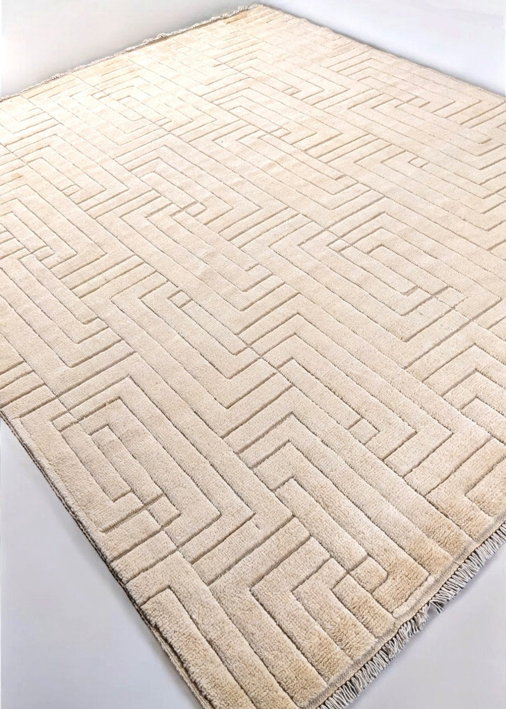 Zeva Hand Knotted Rug - 305 x 262 cm - Handmade